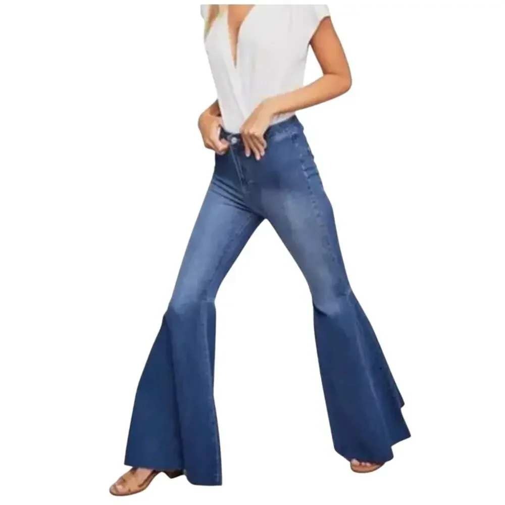 Free People We The Free Just Float On Ultra Flare Jeans Sz 27